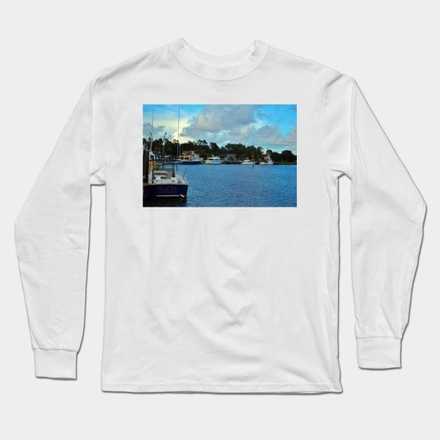 Calabash Waterfront Long Sleeve T-Shirt by Cynthia48